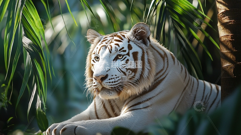 高清大图下载【趣麦麦图】白虎