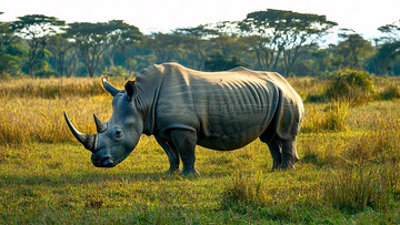 非洲草原犀牛