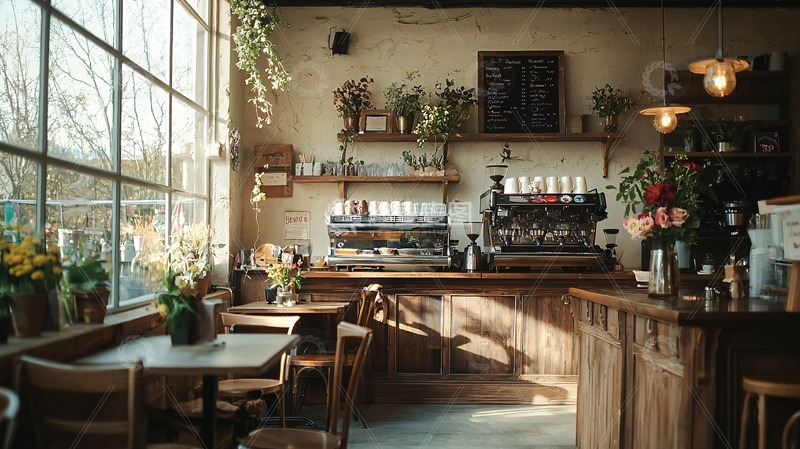 高清大图下载【趣麦麦图】文艺复古咖啡馆