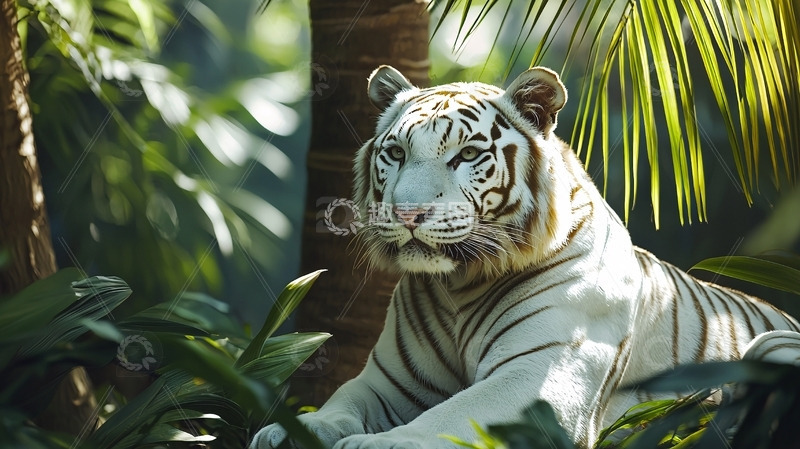 高清大图下载【趣麦麦图】白虎