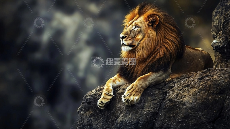高清大图下载【趣麦麦图】雄狮