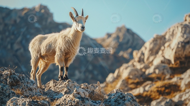 高清大图下载【趣麦麦图】山羊