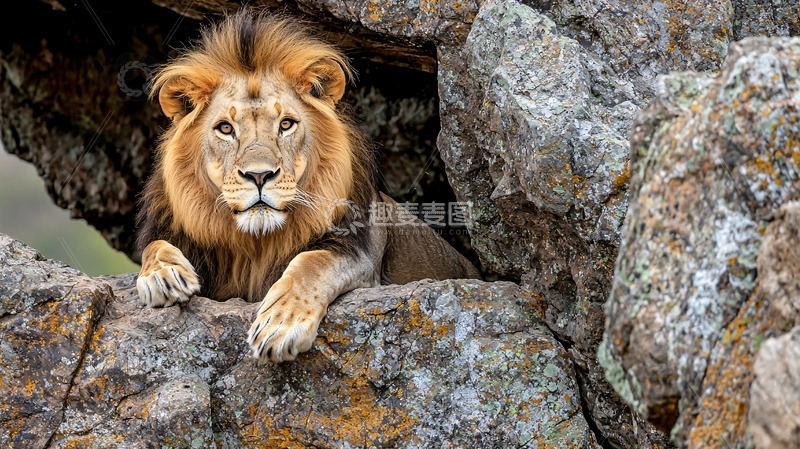 高清大图下载【趣麦麦图】雄狮