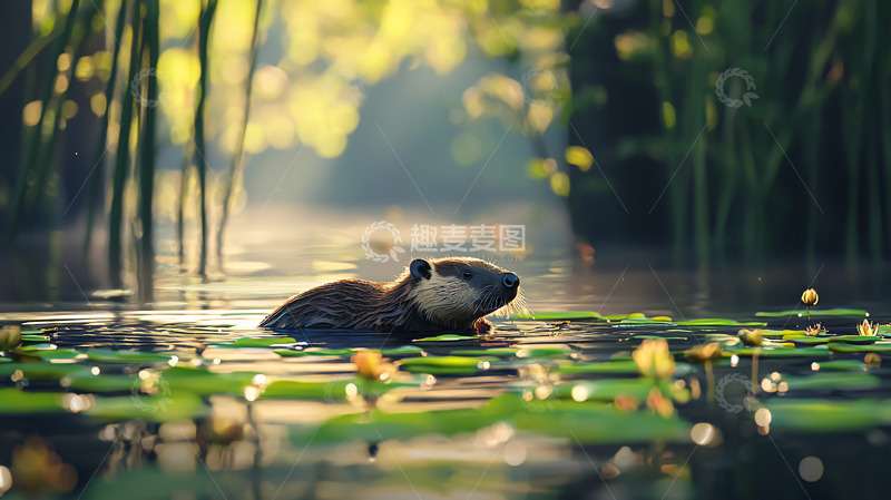 高清大图下载【趣麦麦图】河狸