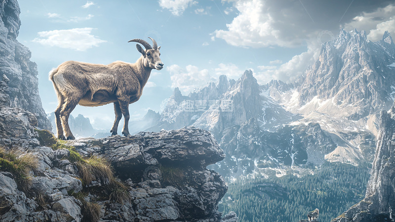 高清大图下载【趣麦麦图】山羊