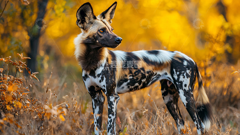 高清大图下载【趣麦麦图】非洲野犬
