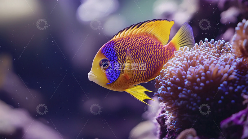 高清大图下载【趣麦麦图】色彩斑斓的热带鱼