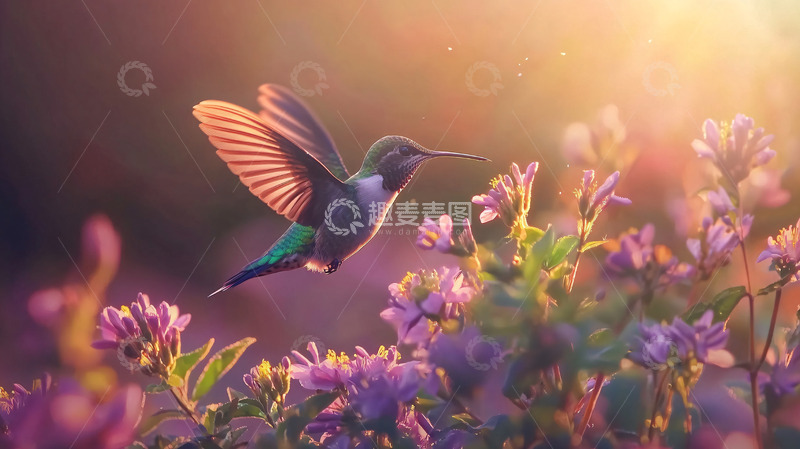 高清大图下载【趣麦麦图】蜂鸟