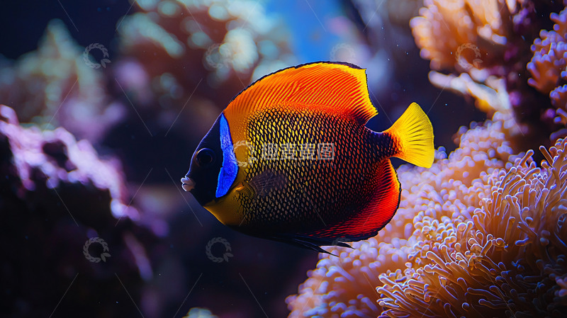 高清大图下载【趣麦麦图】珊瑚礁鱼类