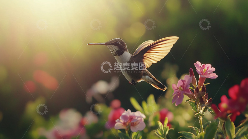 高清大图下载【趣麦麦图】蜂鸟
