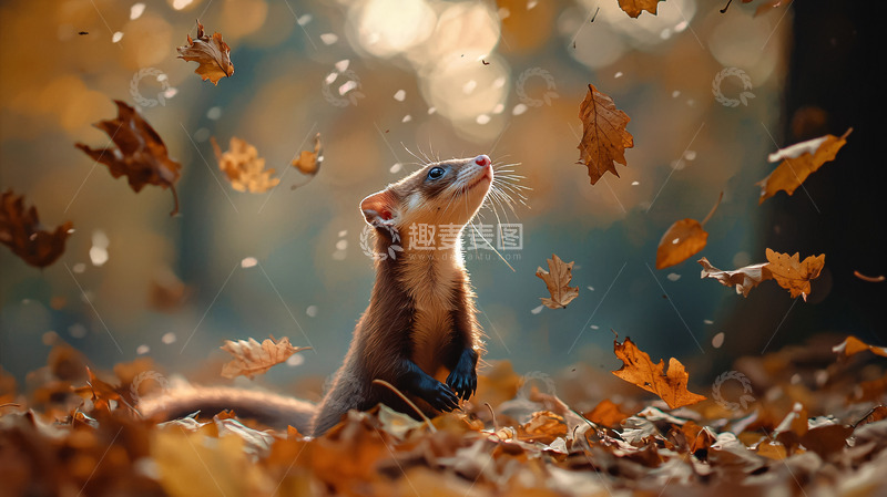高清大图下载【趣麦麦图】秋季小动物