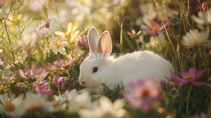 高清大图下载【趣麦麦图】小白兔