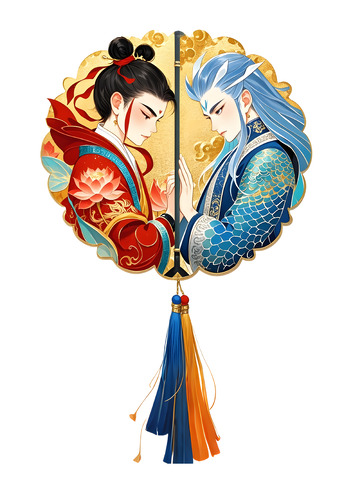 文创产品设计之哪吒敖丙书签5