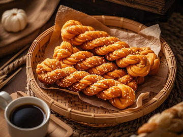 特色小吃天津麻花