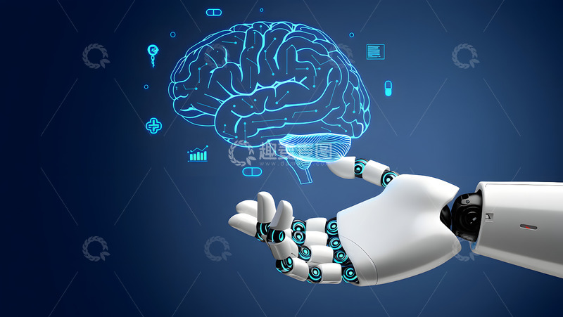 高清大图下载【趣麦麦图】医疗人工智能技术科技摄影