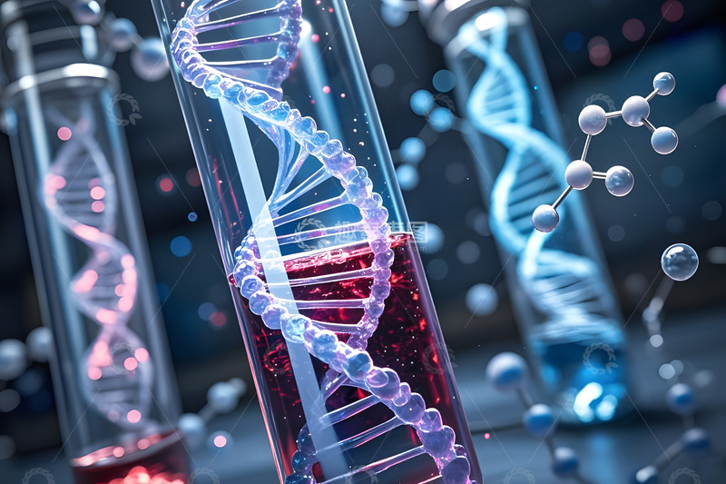 高清大图下载【趣麦麦图】生物医药分子细胞医学科研概念摄影