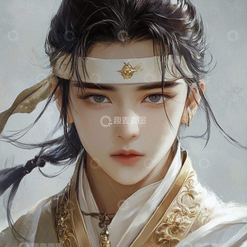 高清大图下载【趣麦麦图】古风--美男15