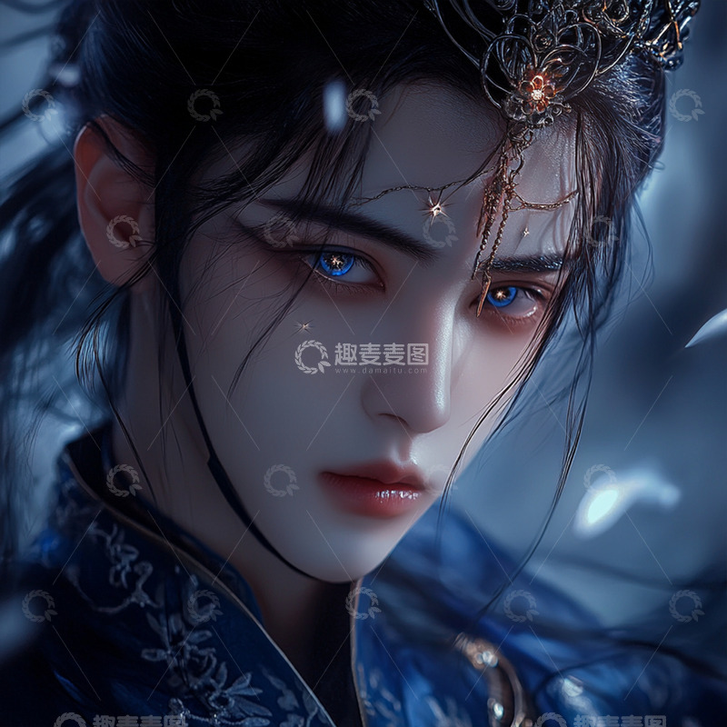 高清大图下载【趣麦麦图】古风--美男19