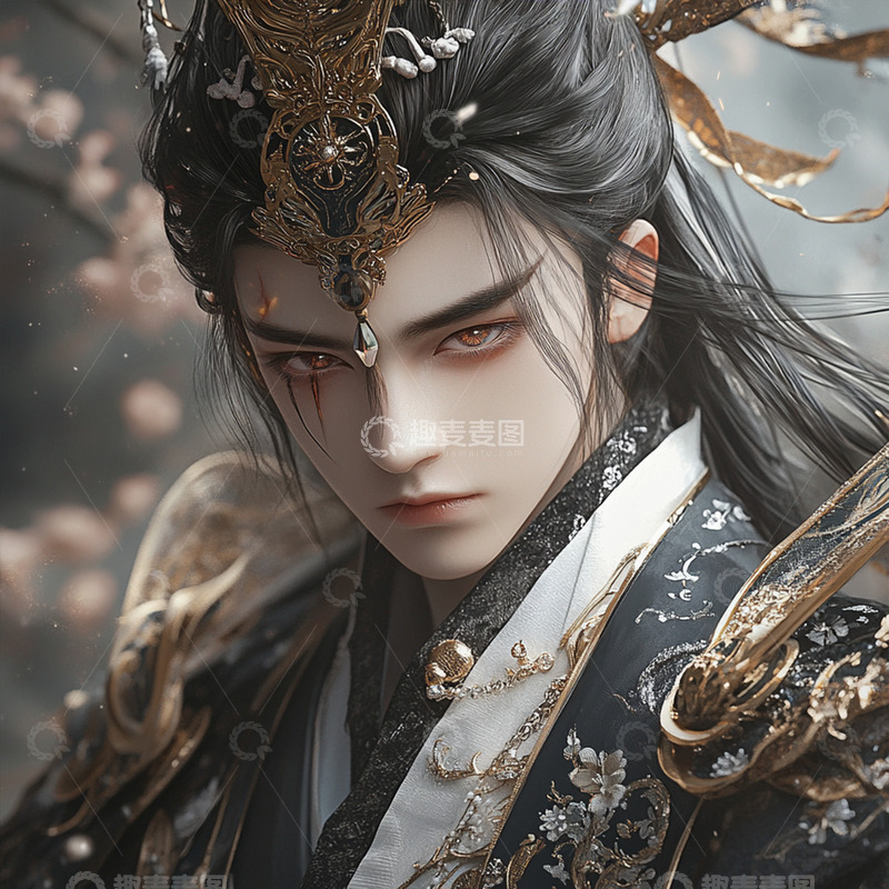 高清大图下载【趣麦麦图】古风--美男35