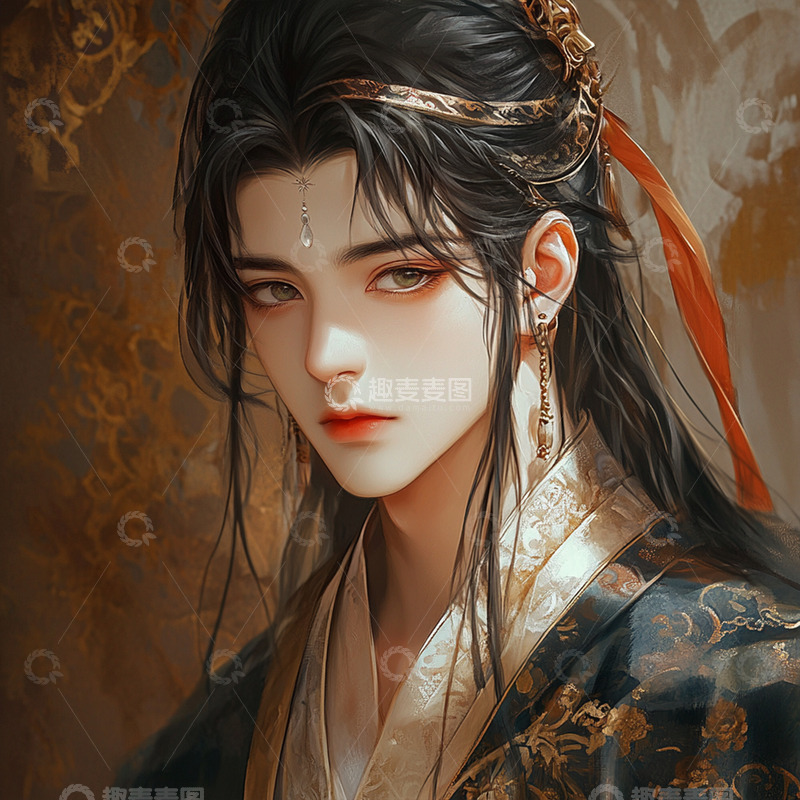 高清大图下载【趣麦麦图】古风--美男24