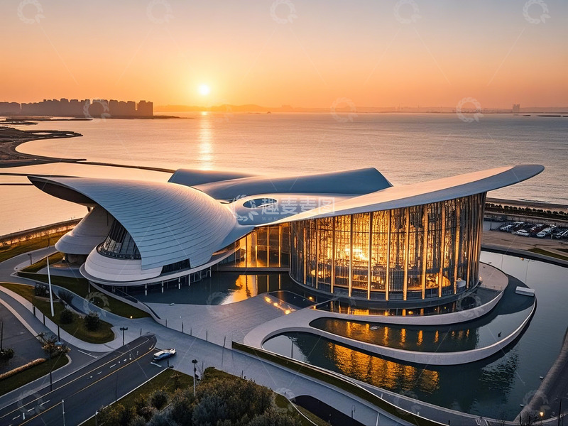 高清大图下载【趣麦麦图】天津国家海洋博物馆唯美摄影图1