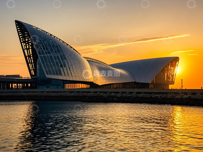 高清大图下载【趣麦麦图】天津国家海洋博物馆唯美摄影图3