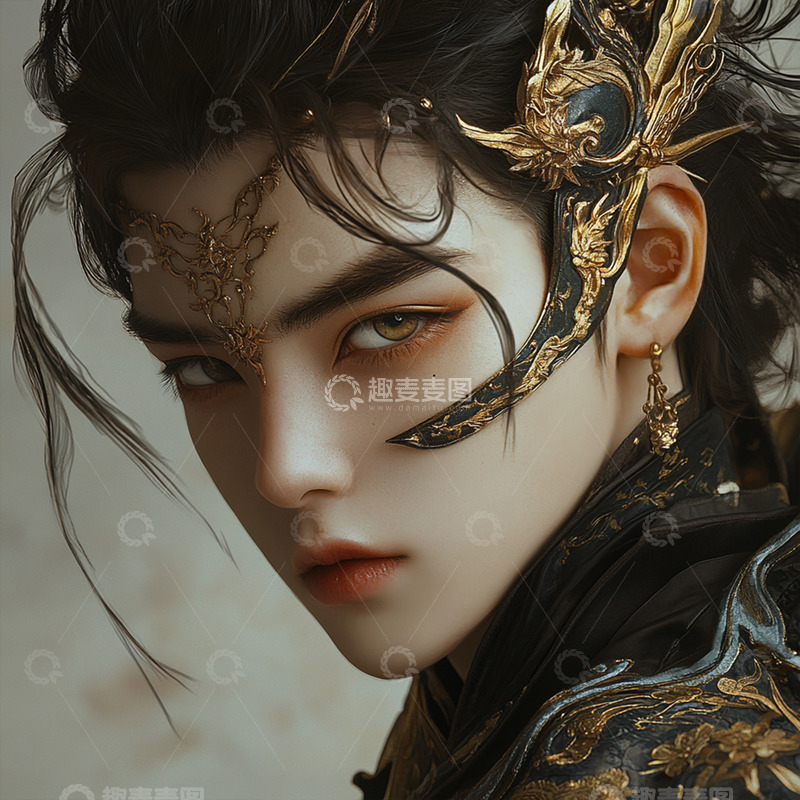 高清大图下载【趣麦麦图】古风--美男25