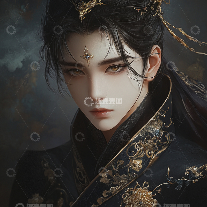 高清大图下载【趣麦麦图】古风--美男14