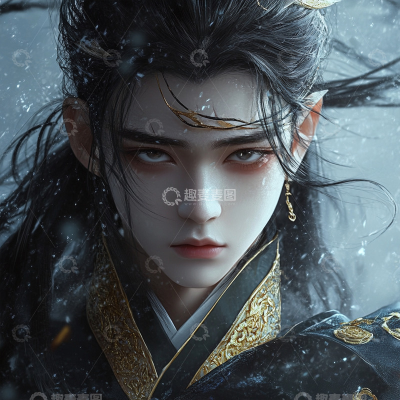 高清大图下载【趣麦麦图】古风--美男28