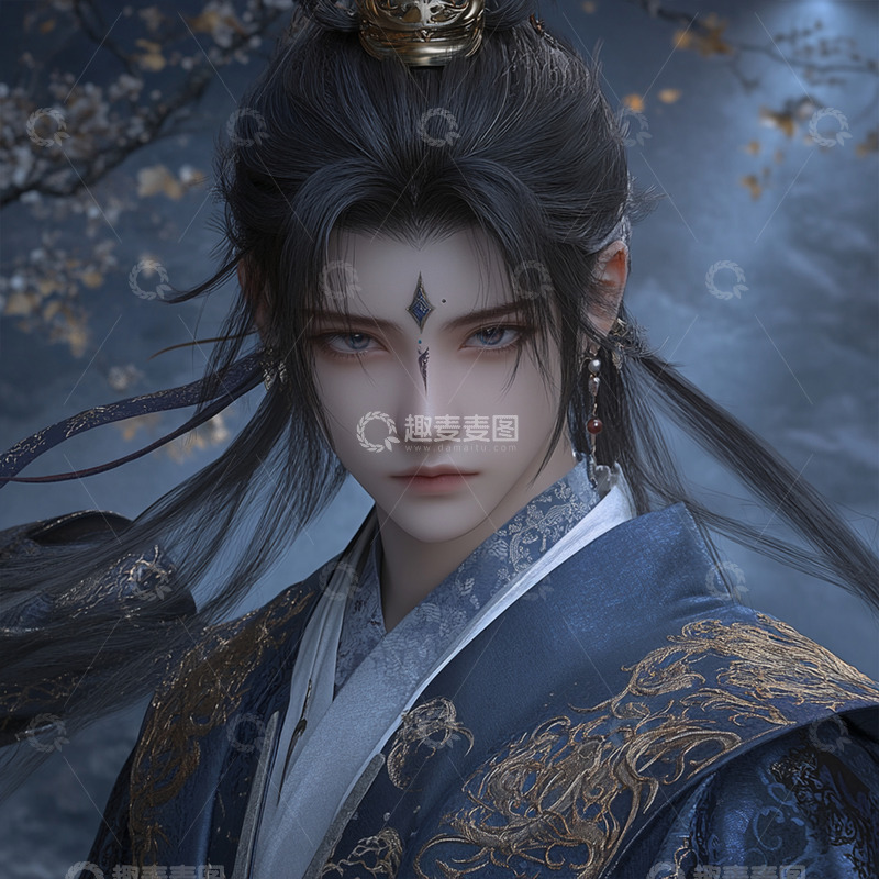 高清大图下载【趣麦麦图】古风--美男23