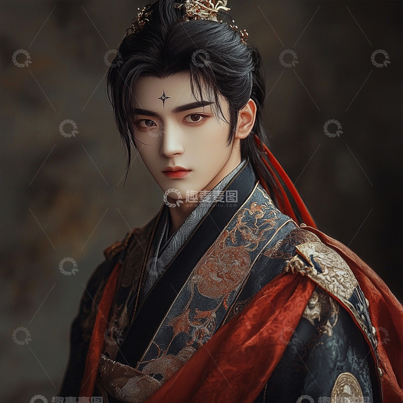 高清大图下载【趣麦麦图】古风--美男40