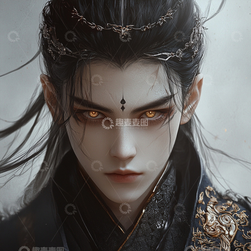 高清大图下载【趣麦麦图】古风--美男43