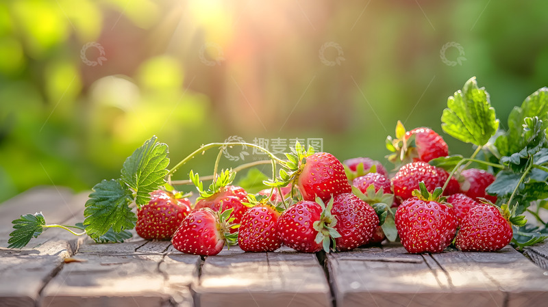 高清大图下载【趣麦麦图】草莓水果图片