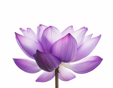 莲花花朵插画