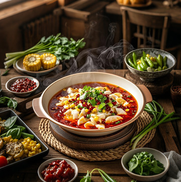 一大碗诱人的水煮鱼