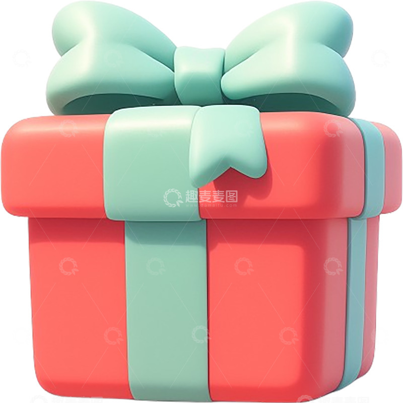 源文件下载【趣麦麦图】节日礼物礼盒促销图标立体图标