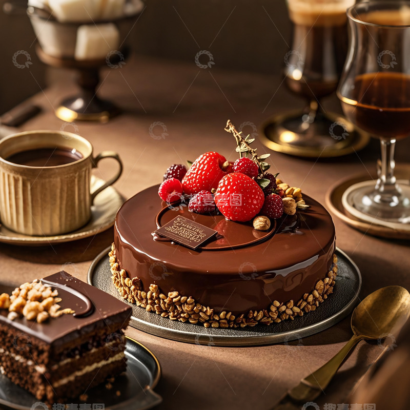 高清大图下载【趣麦麦图】诱人的可口蛋糕