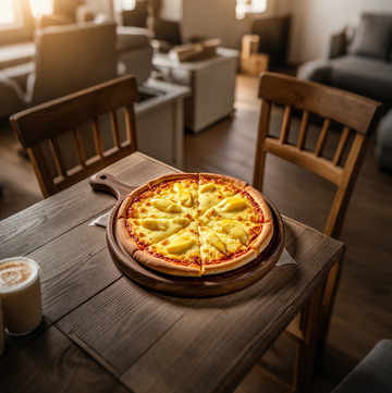 美味的榴莲披萨