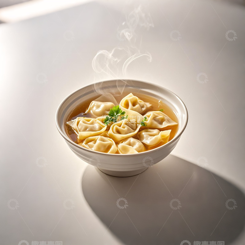 高清大图下载【趣麦麦图】一大碗馄炖 3