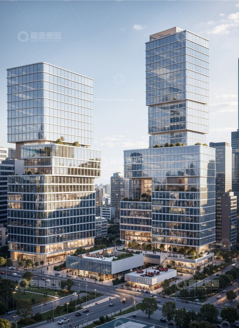 高清大图下载【趣麦麦图】城市企业建筑25