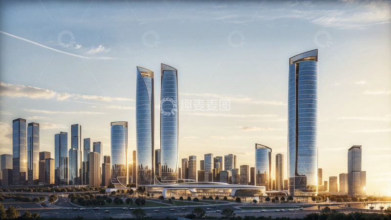 高清大图下载【趣麦麦图】城市企业建筑35