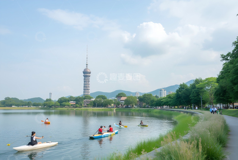 高清大图下载【趣麦麦图】常德市柳叶湖  