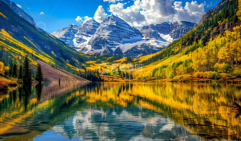 高清大图下载【趣麦麦图】山川溪流河流风景