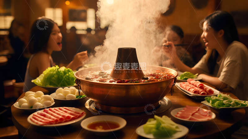 高清大图下载【趣麦麦图】美食火锅场景美食摄影图