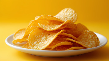 美食炸薯片零食小吃摄影图1