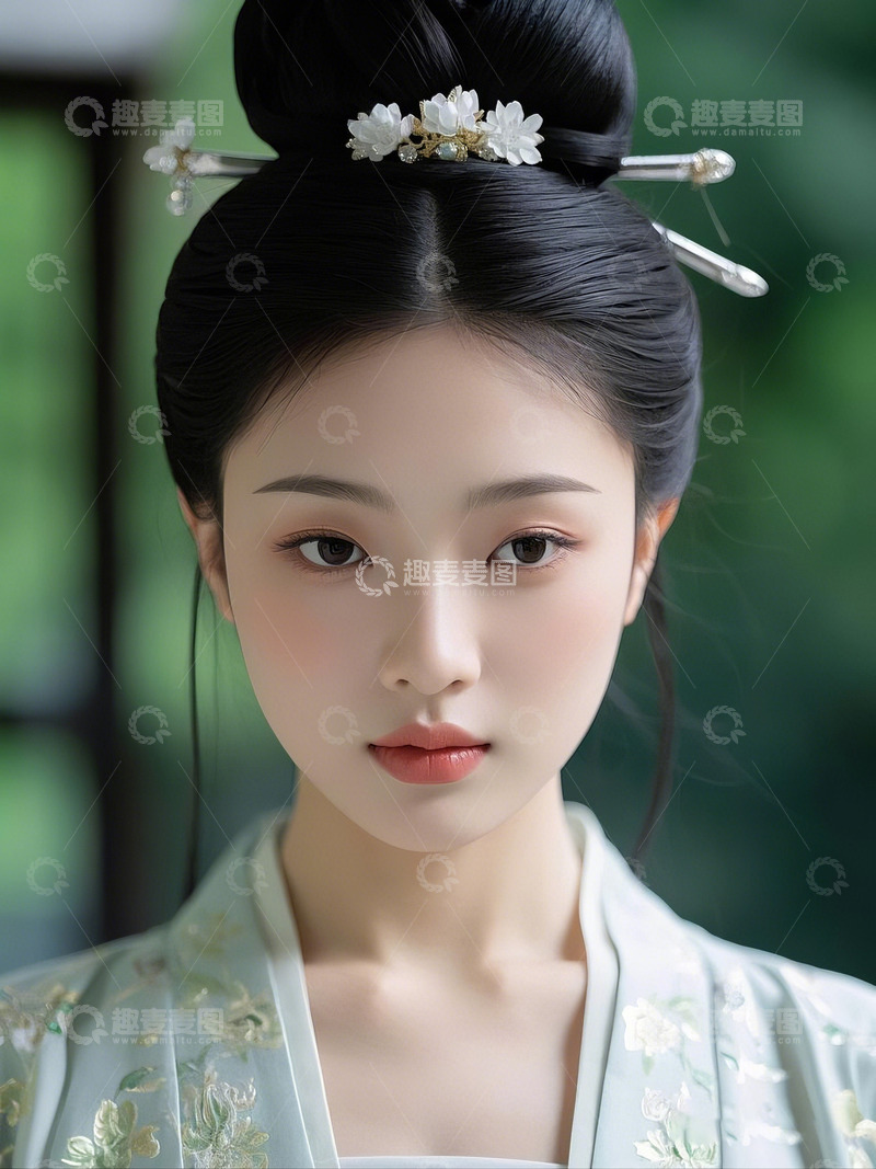 高清大图下载【趣麦麦图】古风美女古装