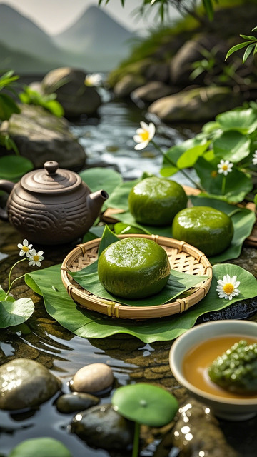 清明节美食青团