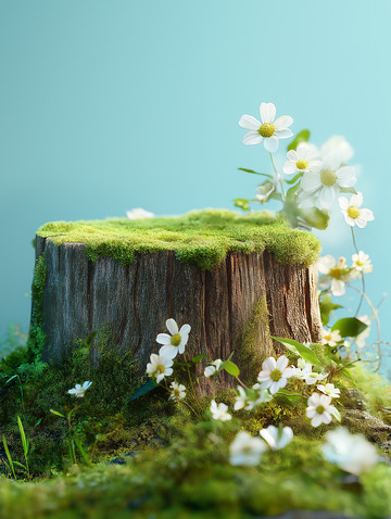 电商美妆展示背景2