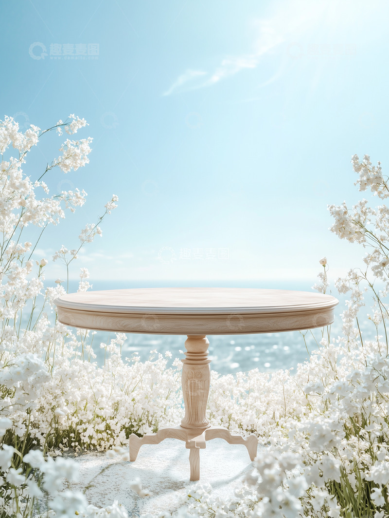 高清大图下载【趣麦麦图】电商美妆展示背景3