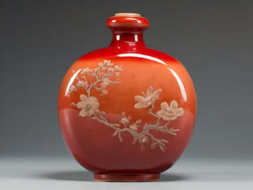 明永乐青花压手杯  